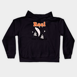 Queen Of The Reel Kids Hoodie